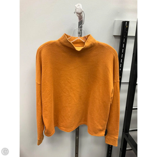 Top Long Sleeve By Madewell In Orange, Size: S