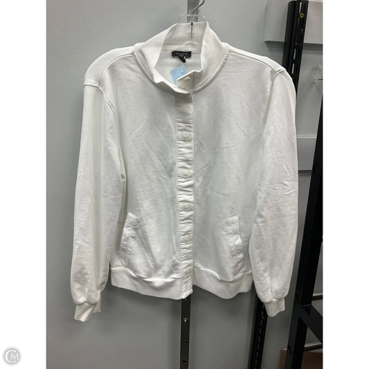 Top Long Sleeve By Talbots In White, Size: Mp