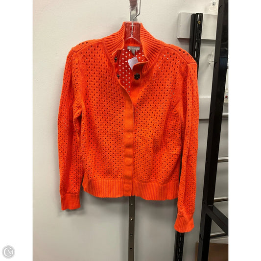 Sweater By Talbots In Orange, Size: Mp