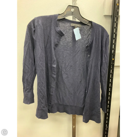 Cardigan By Ann Taylor In Blue, Size: S