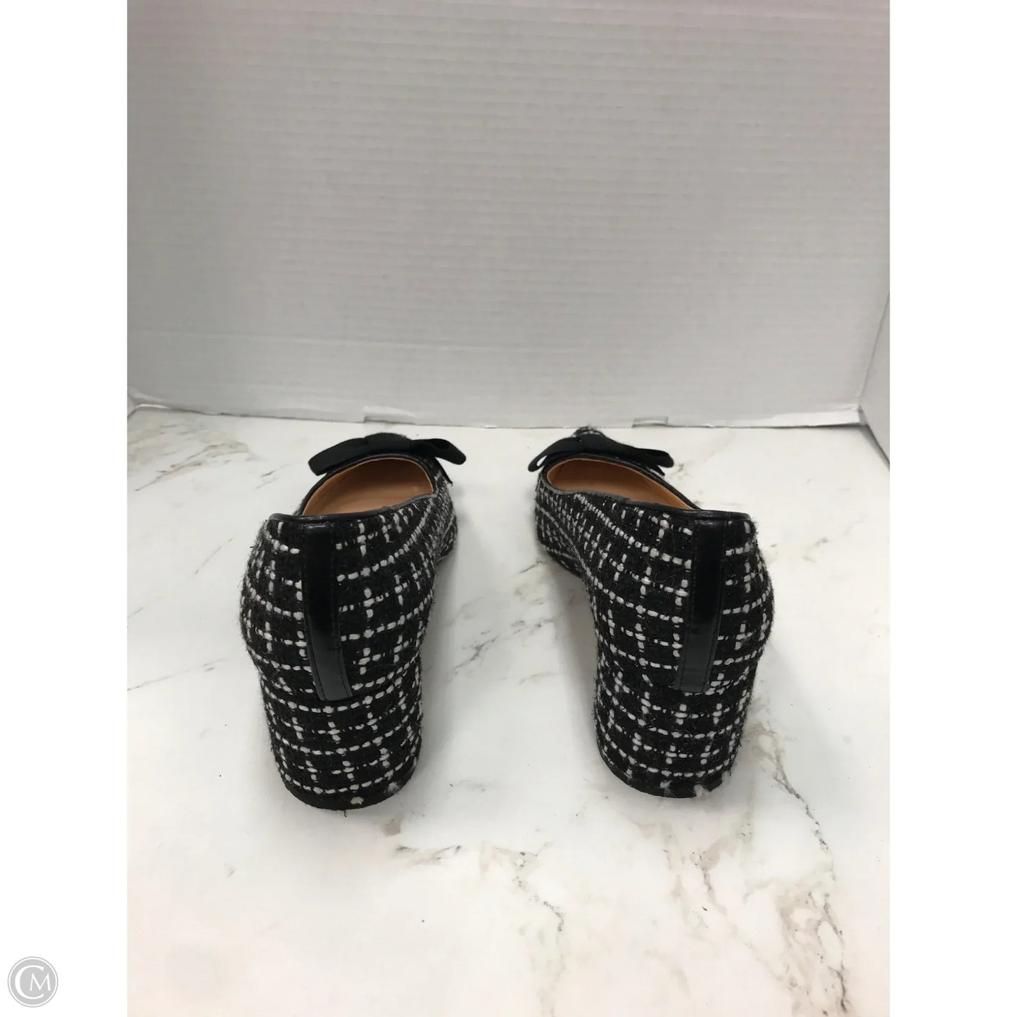 Shoes Heels Block By J. Crew In Checkered Pattern, Size: 7.5