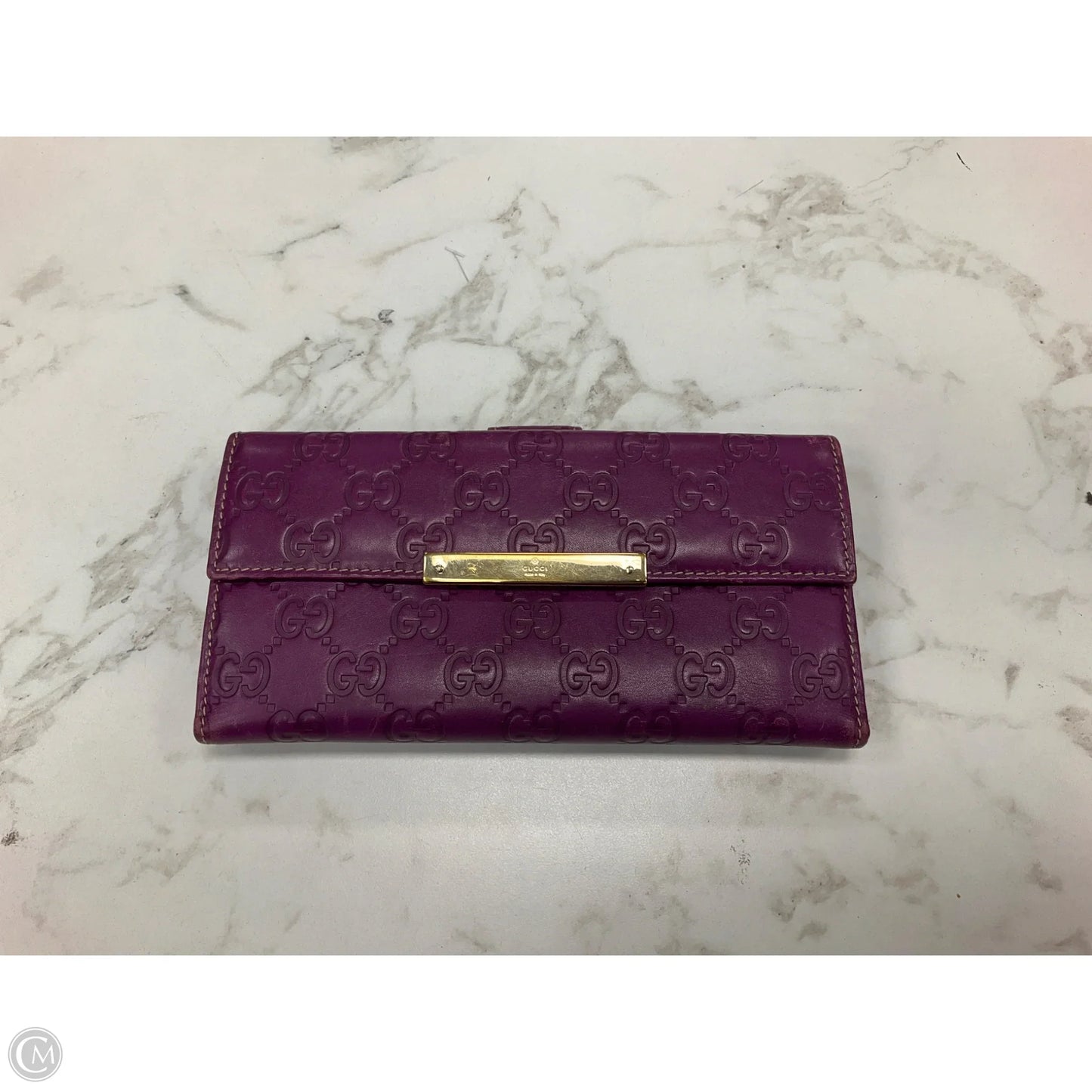 Wallet Luxury Designer By Gucci, Size: Medium