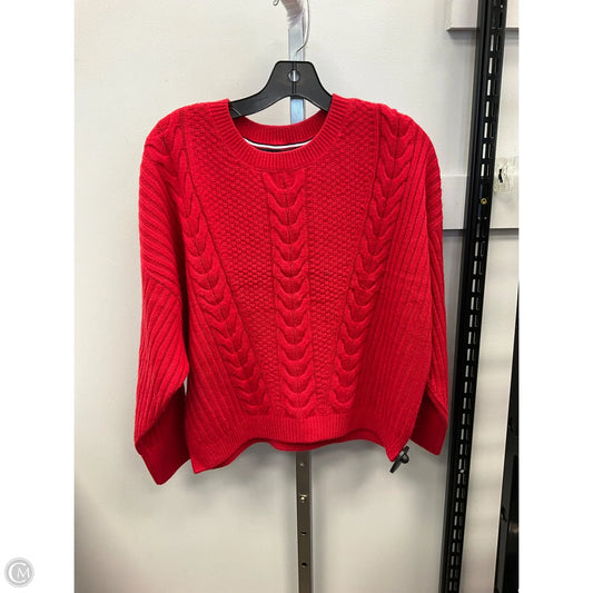 Sweater By Tommy Hilfiger In Red, Size: M