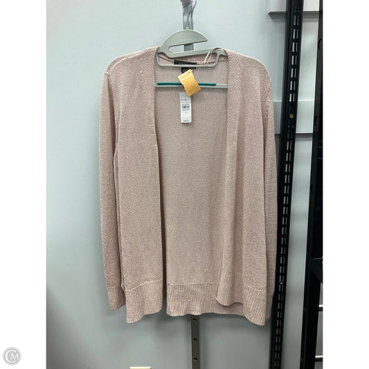 Sweater Cardigan By Ann Taylor In Pink, Size: M