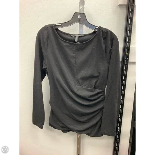 Top Long Sleeve By White House Black Market In Black, Size: M