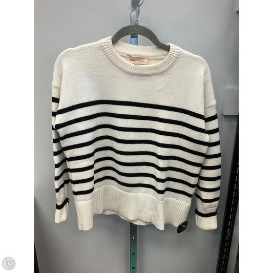 Sweater By Philosophy In Striped Pattern, Size: M