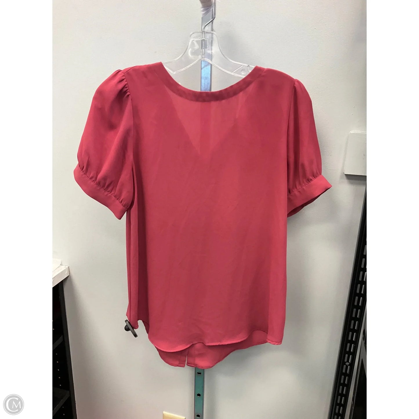 Top Short Sleeve By Loft In Pink, Size: Xs