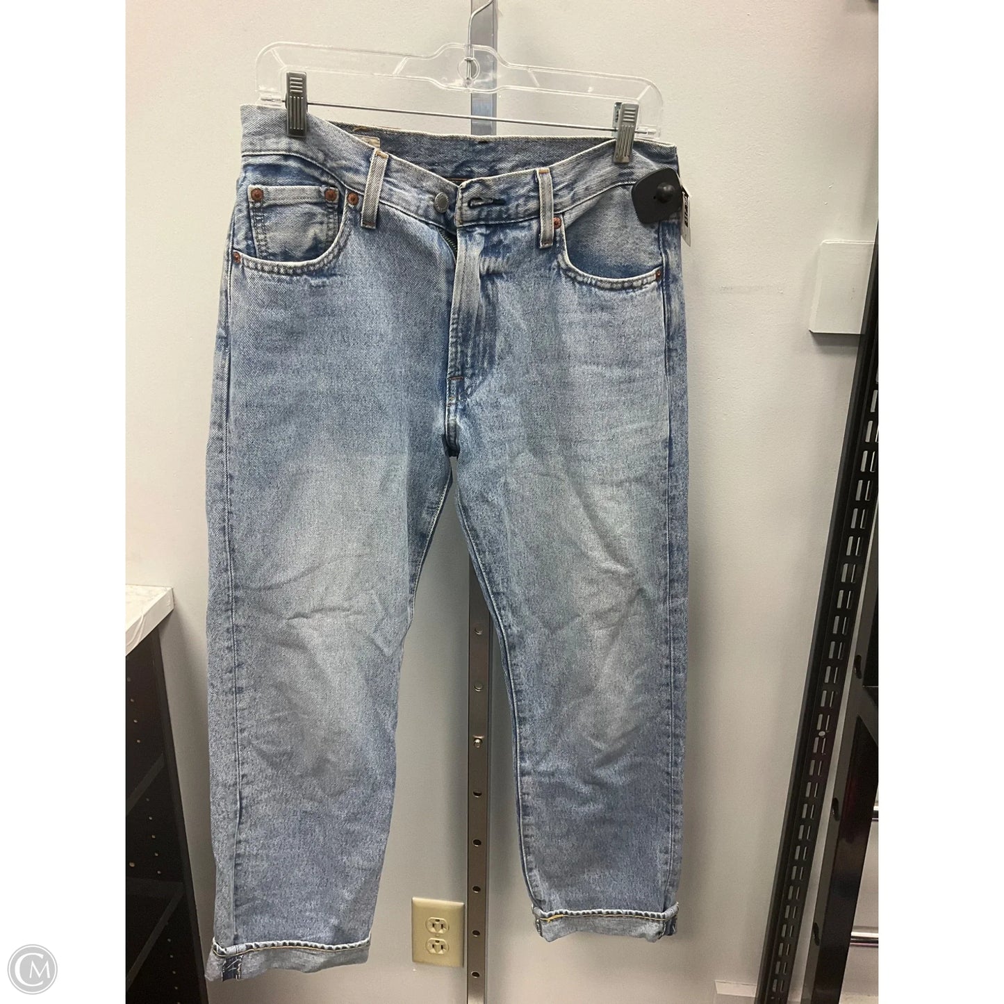 Jeans Boyfriend By Levis In Blue, Size: M
