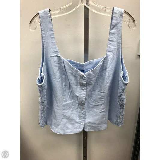 Top Sleeveless By Old Navy In Blue, Size: Xxl