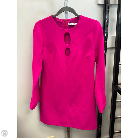 Dress Work By Zara In Pink, Size: S