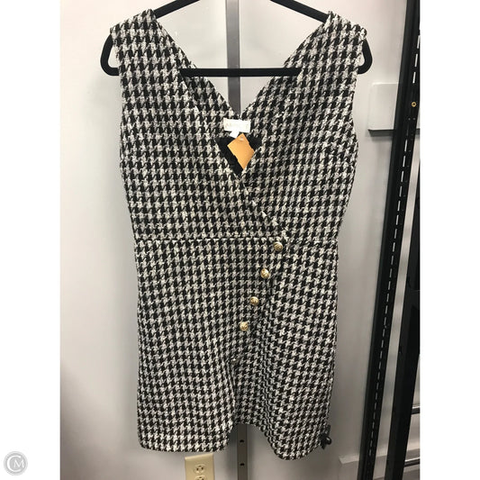 Jumpsuit By Clothes Mentor In Black & White, Size: 10