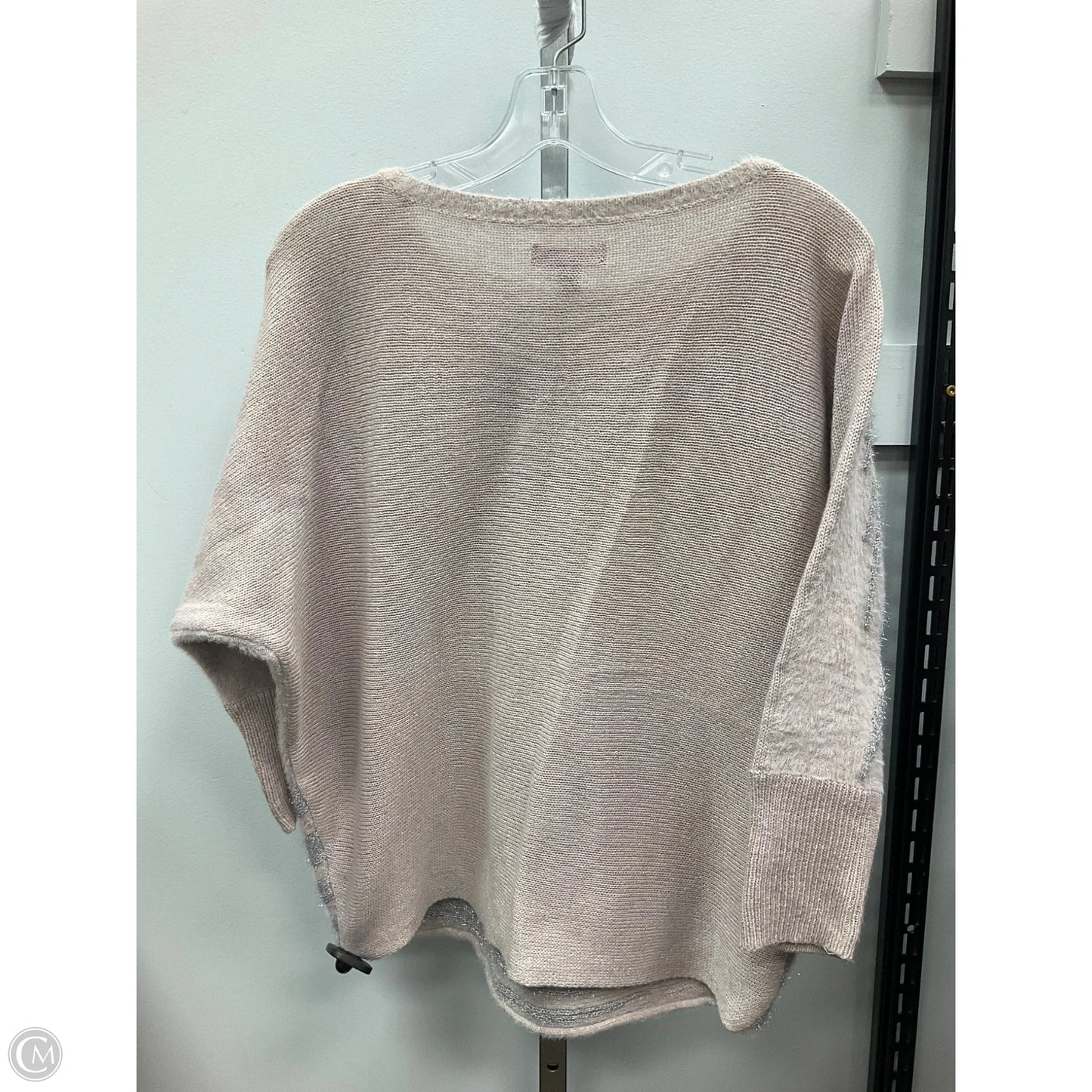 Sweater By Jennifer Lopez In Pink & Silver, Size: L