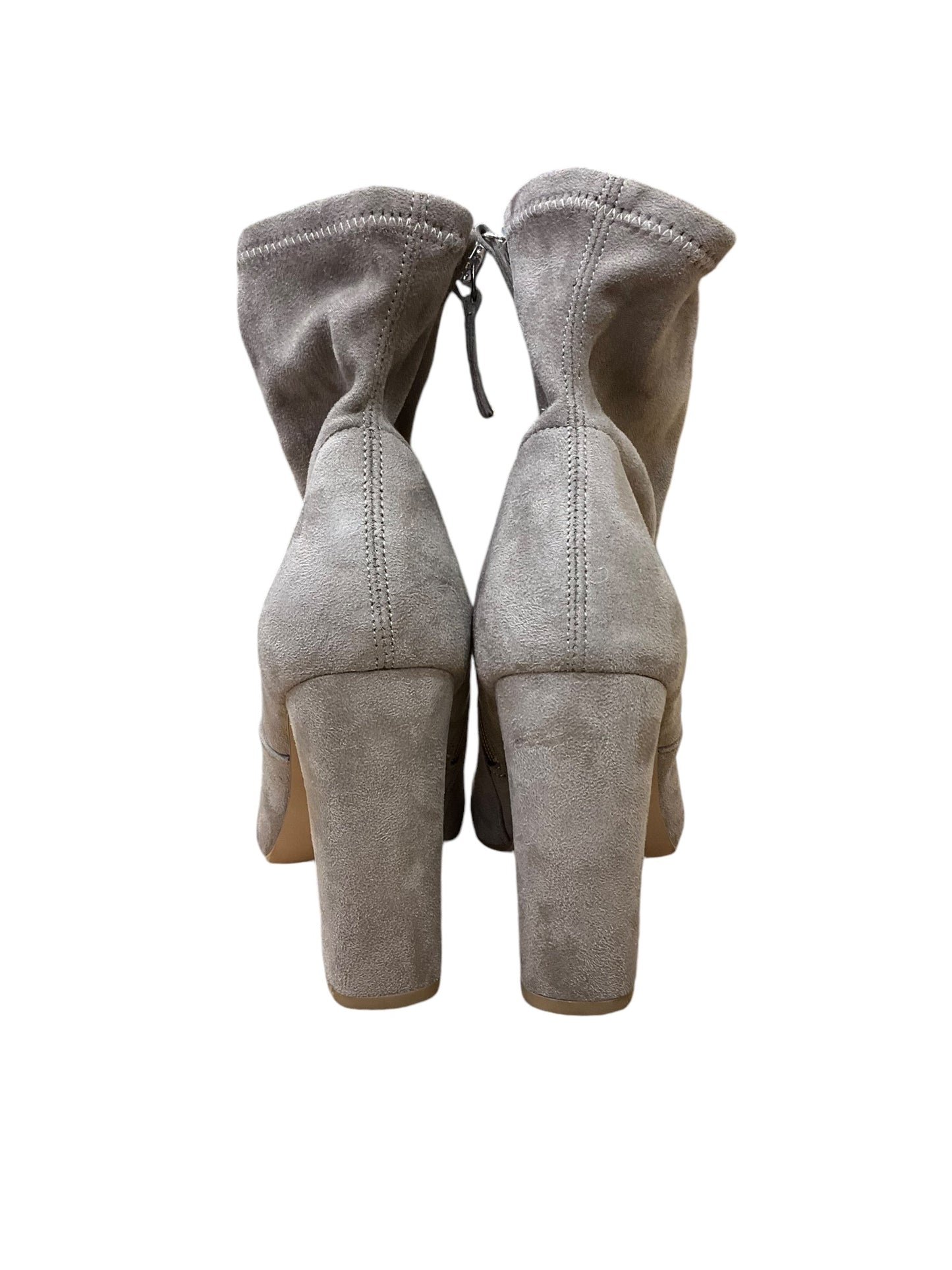 Boots Ankle Heels By Steve Madden In Taupe, Size: 9.5