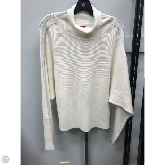 Sweater By Jennifer Lopez In Cream, Size: Xxl