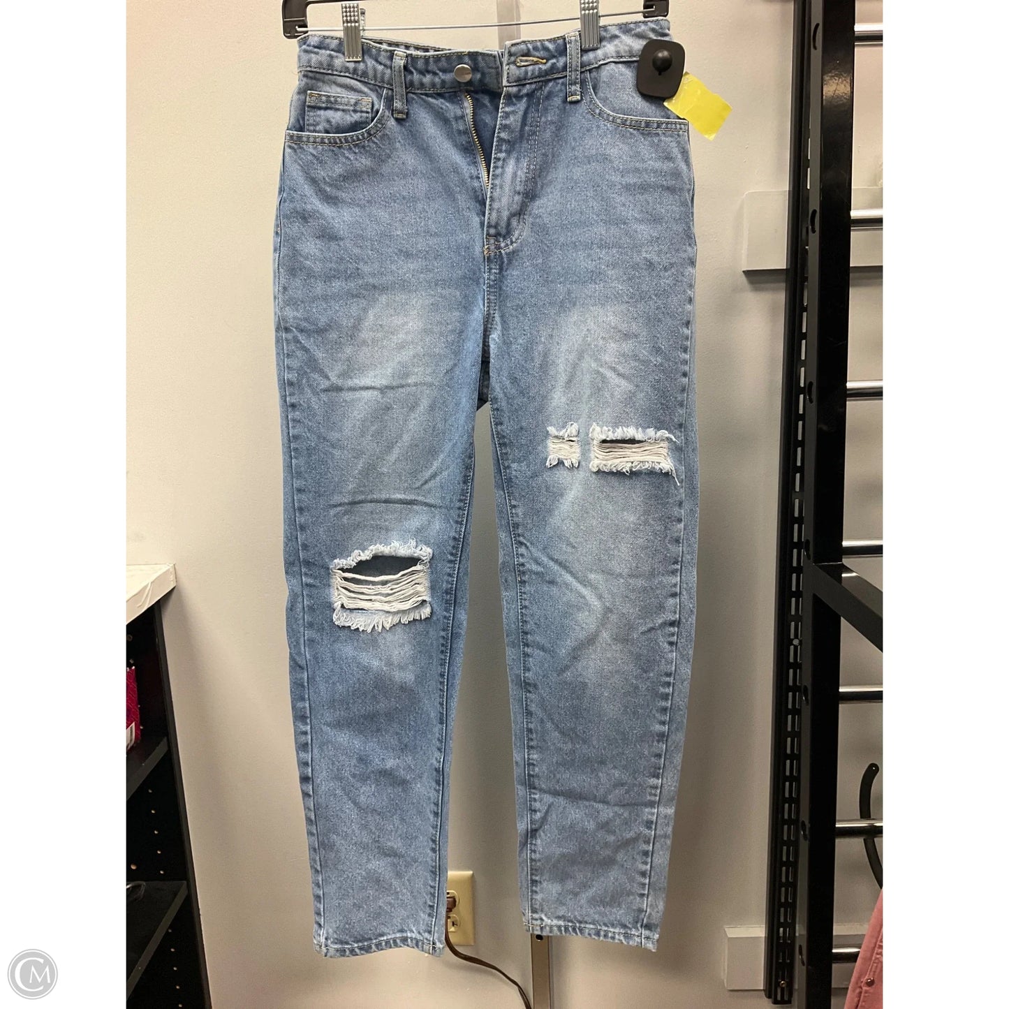 Jeans Boyfriend By Shein In Blue Denim, Size: Xs