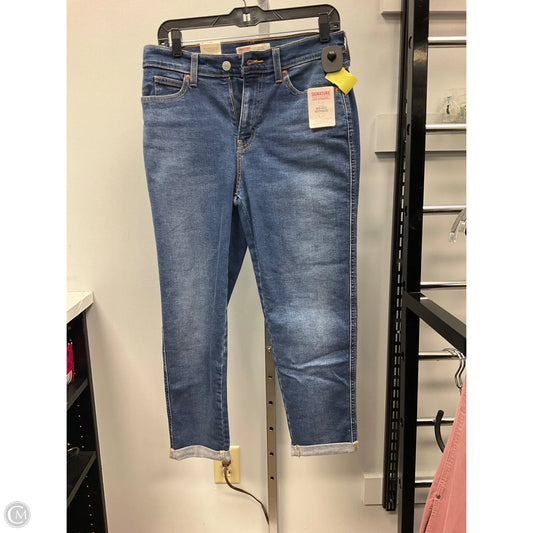 Jeans Boyfriend By Levis In Blue Denim, Size: 2