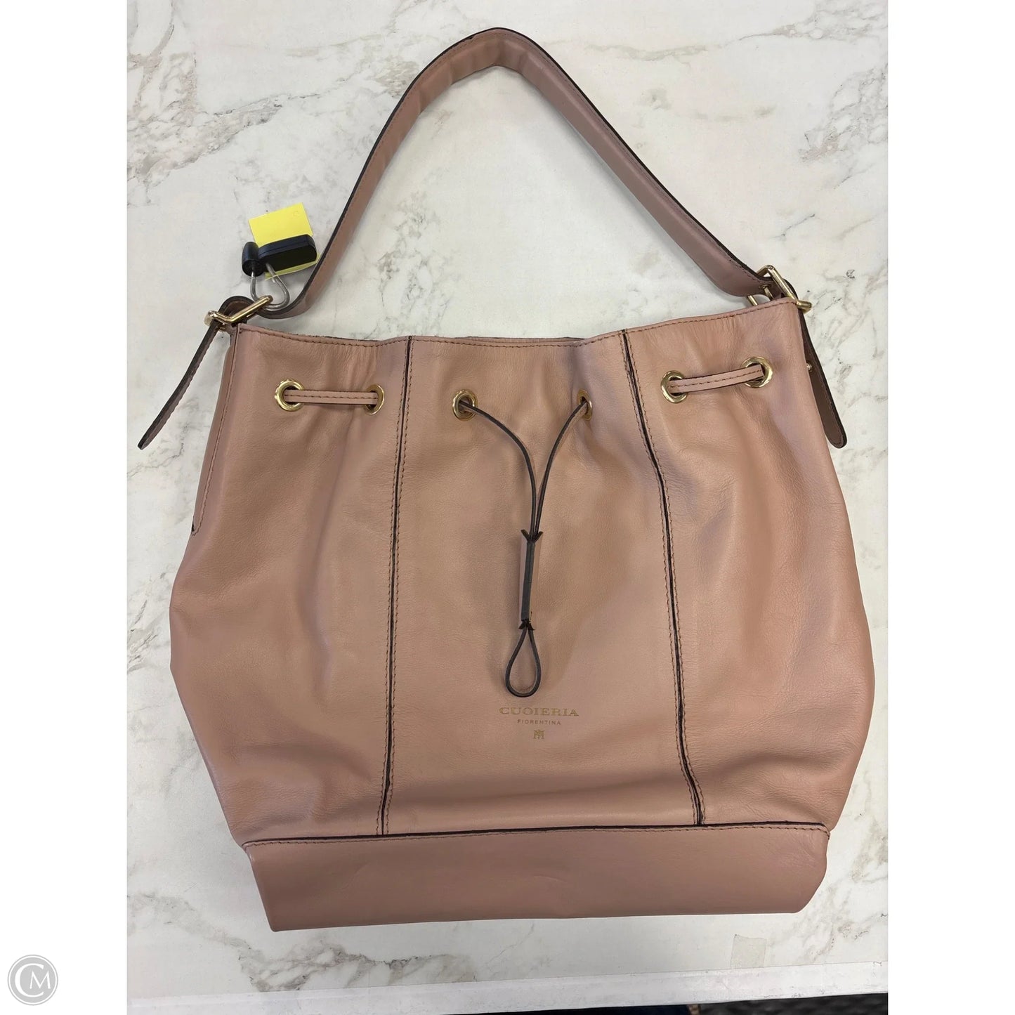 Handbag Leather By CUOIERIA Florentina, Size: Large