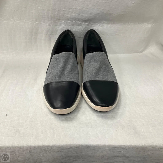 Shoes Sneakers By Via Spiga In Black & Grey, Size: 7.5