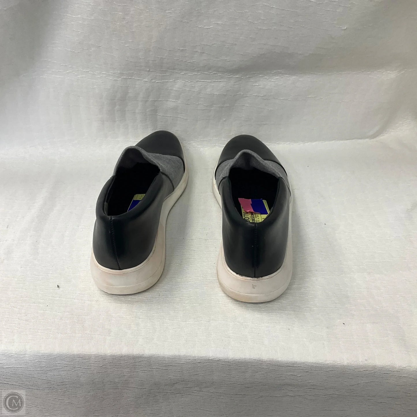 Shoes Sneakers By Via Spiga In Black & Grey, Size: 7.5