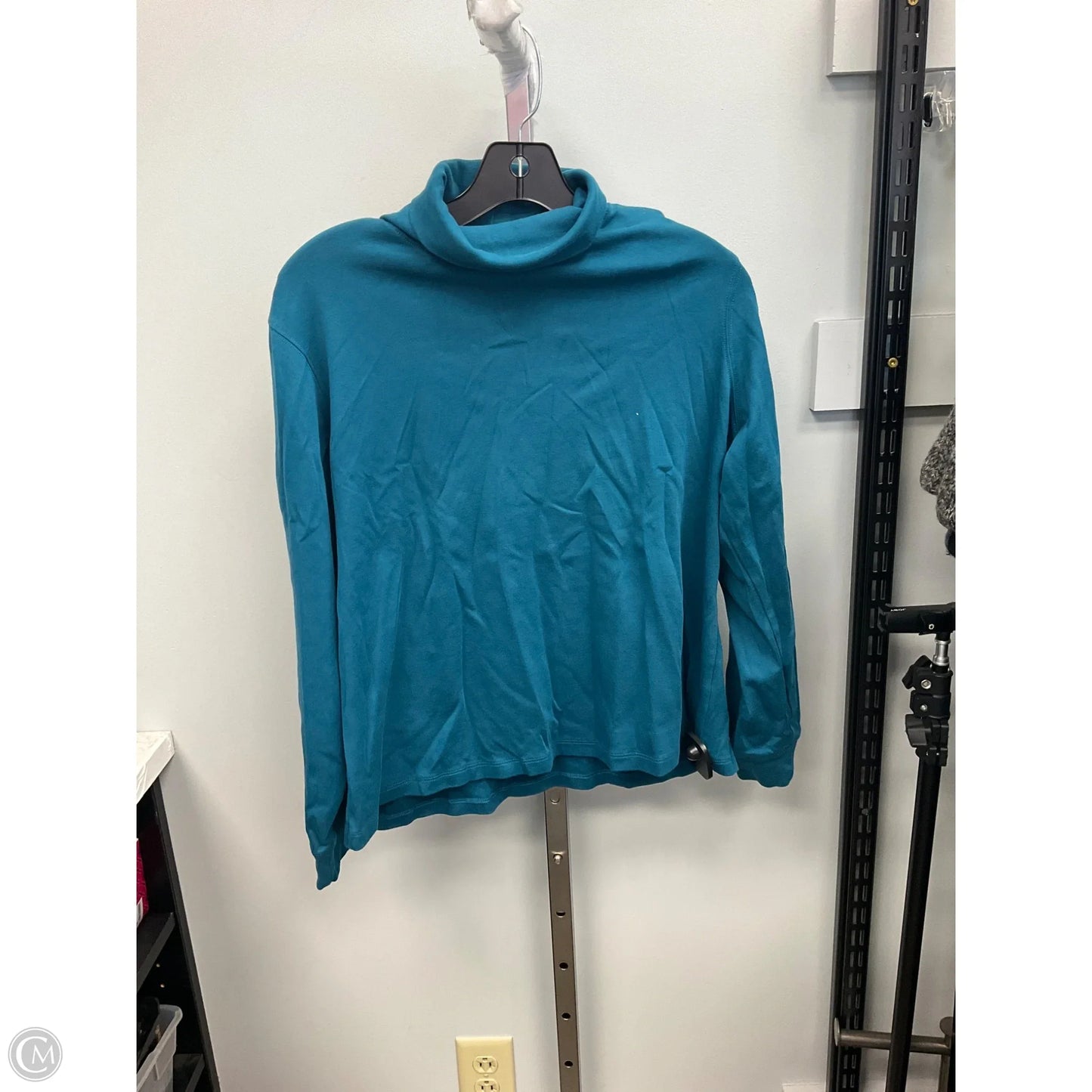Top Long Sleeve Basic By L.l. Bean In Teal, Size: Xlp