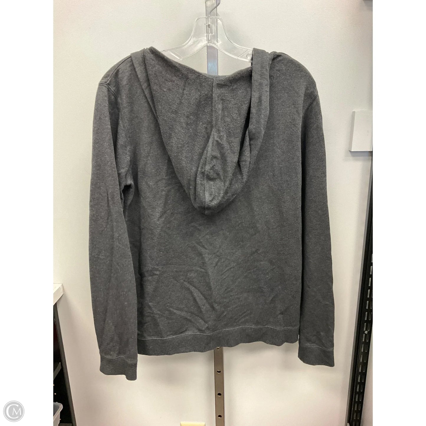 Top Long Sleeve By Calvin Klein In Grey, Size: M