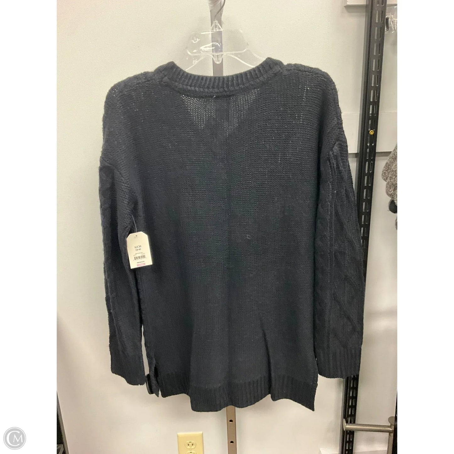 Sweater By Faded Glory In Black, Size: S