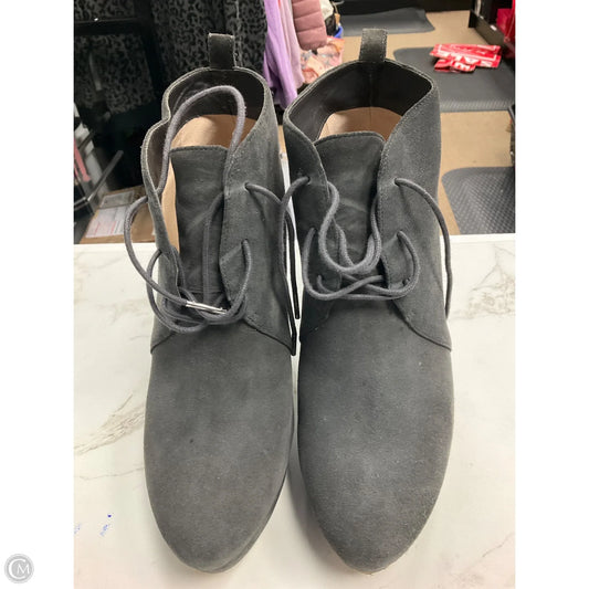 Boots Ankle Heels By Michael By Michael Kors In Grey, Size: 10