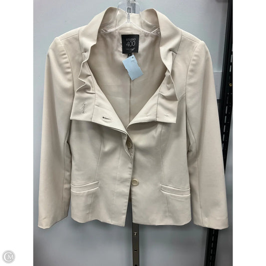 Blazer By Clothes Mentor In Cream, Size: S