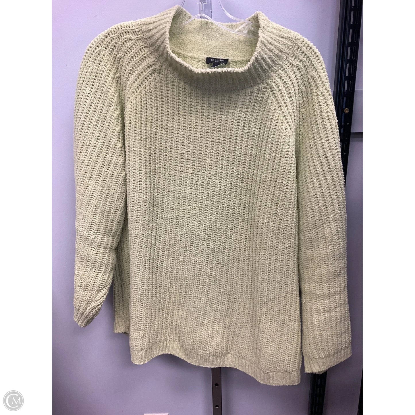 Sweater By Talbots In Green, Size: 3x