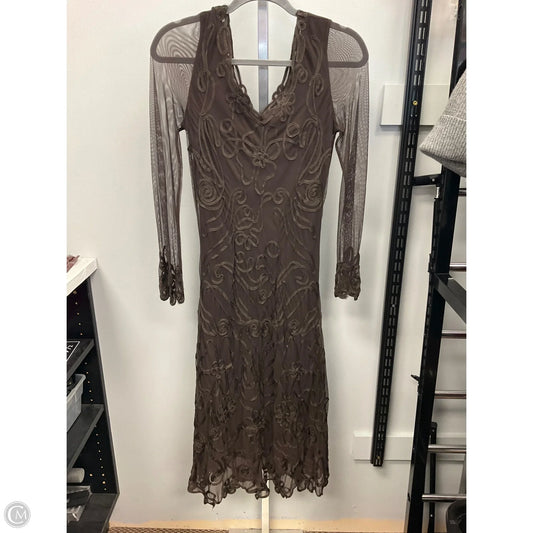 Dress Party Midi By Frank Lyman In Brown, Size: 10