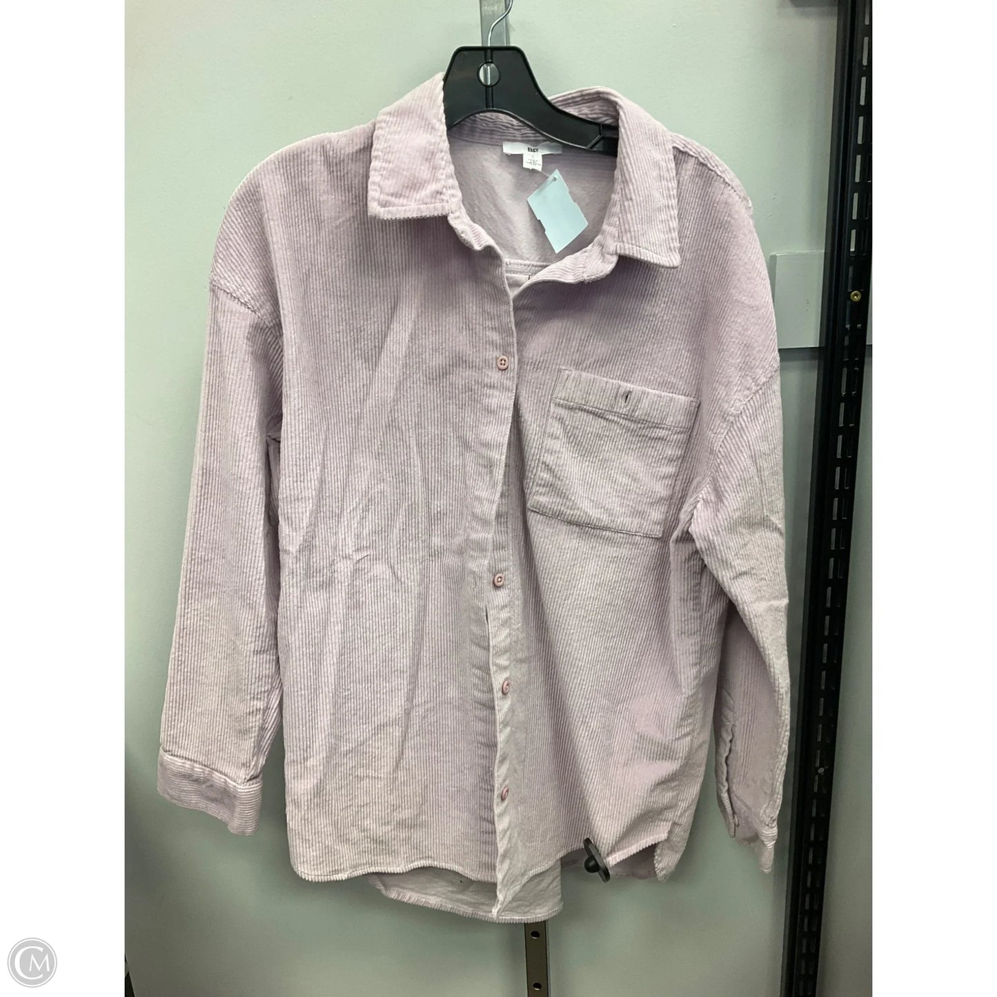 Top Long Sleeve By Bp In Purple, Size: S