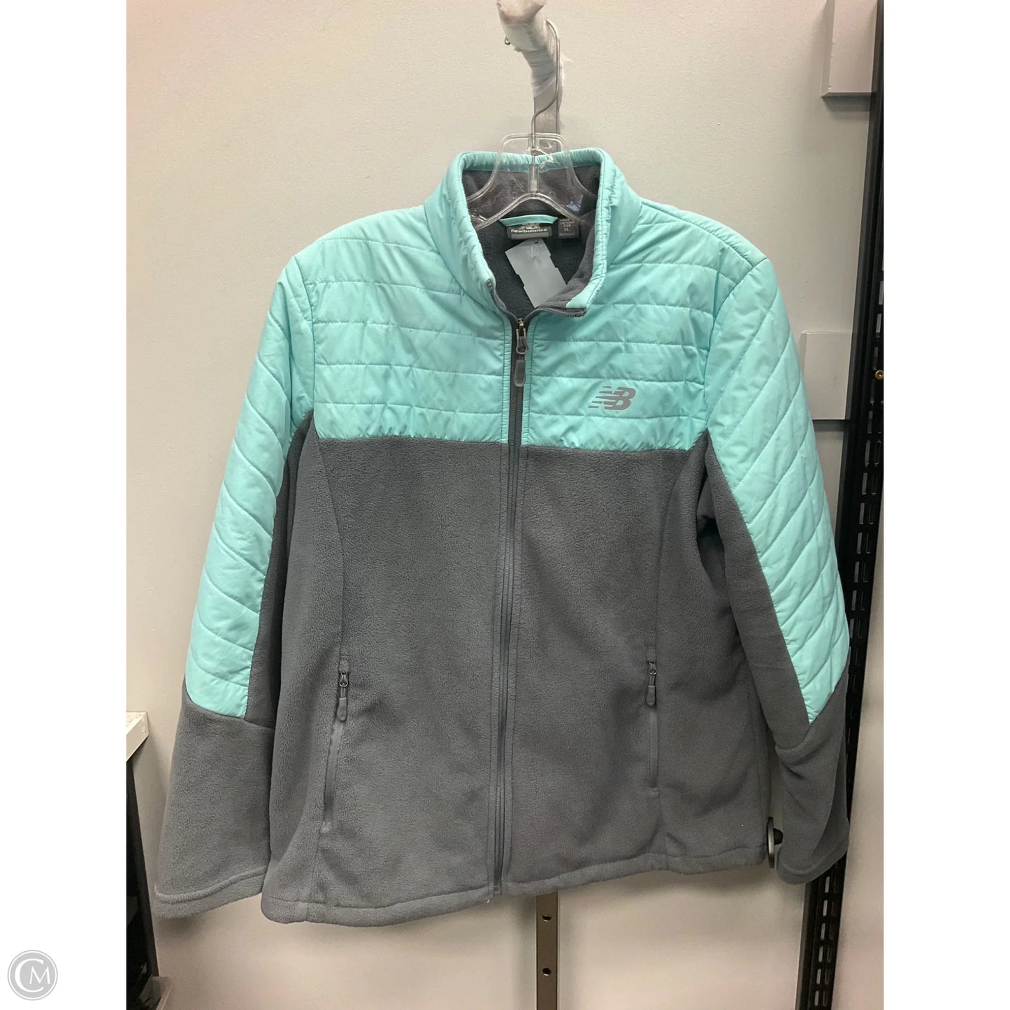 Jacket Other By New Balance In Blue & Grey, Size: Xl
