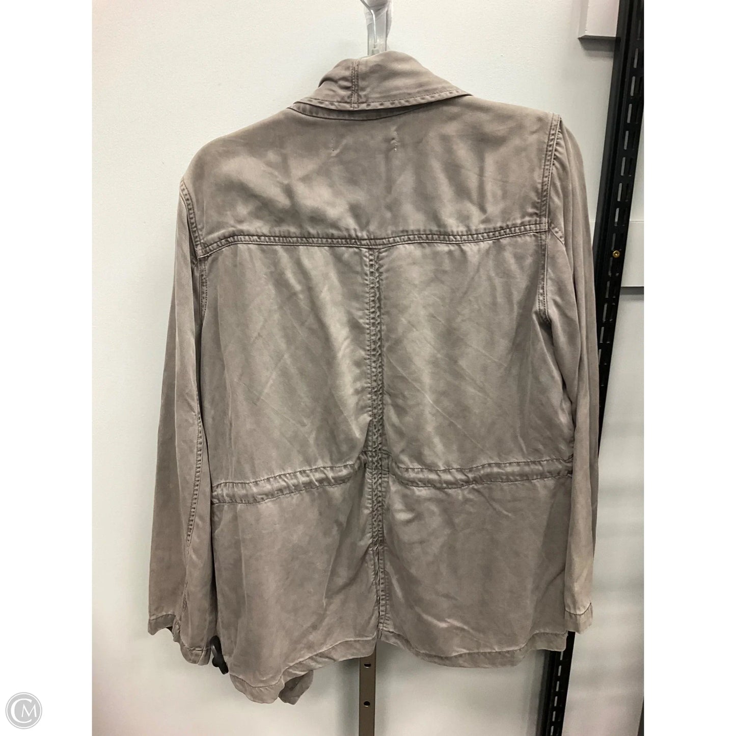 Blazer By Max Jeans In Grey Denim, Size: L