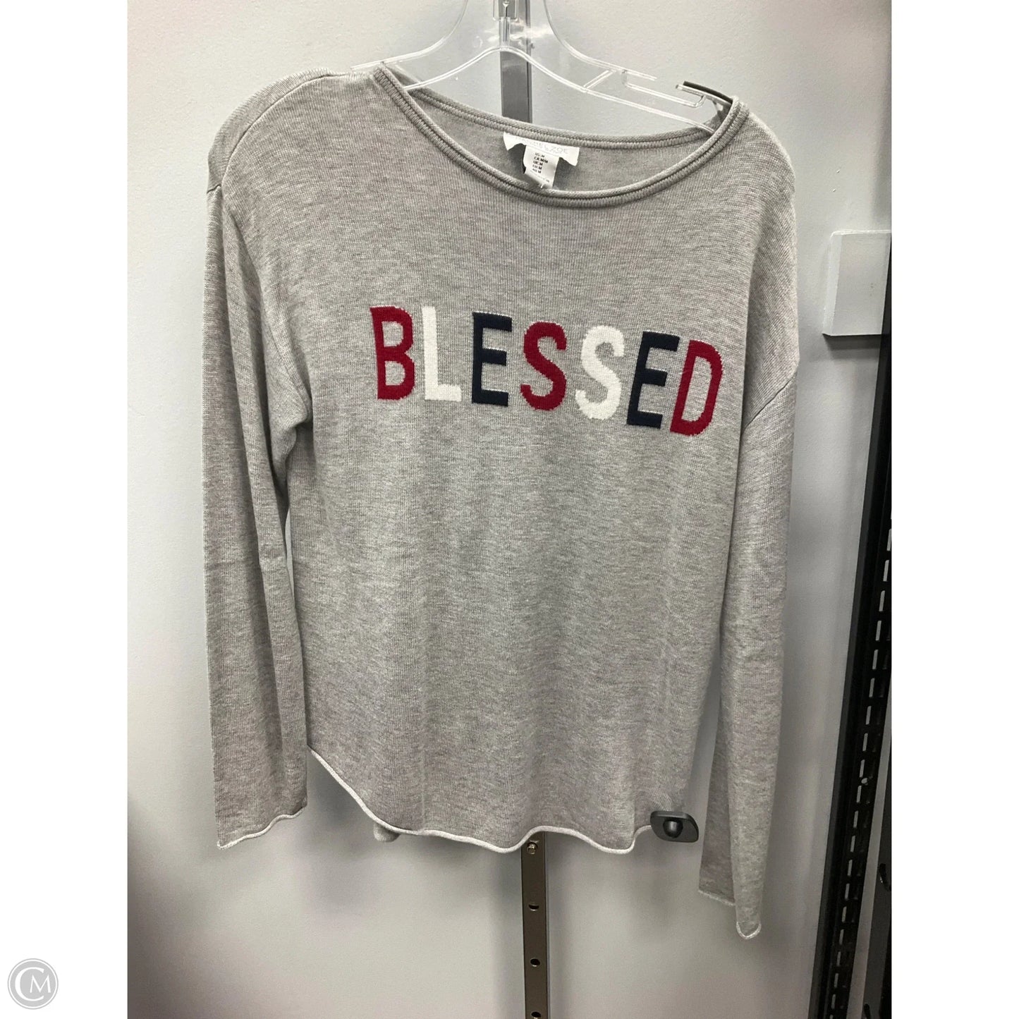 Sweater By Rachel Zoe In Grey, Size: M