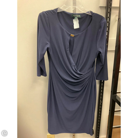 Dress Party Short By Lauren By Ralph Lauren In Navy, Size: 12
