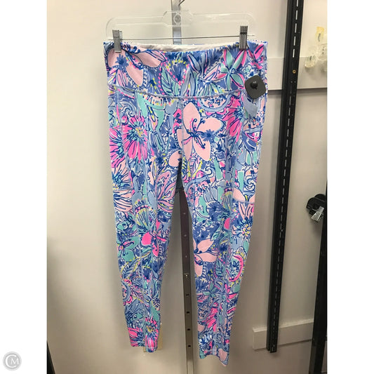 Pants Designer By Lilly Pulitzer In Blue & Brown, Size: Xl