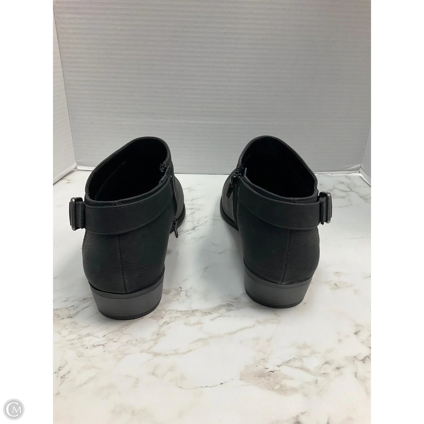 Boots Ankle Flats By Life Stride In Black, Size: 11