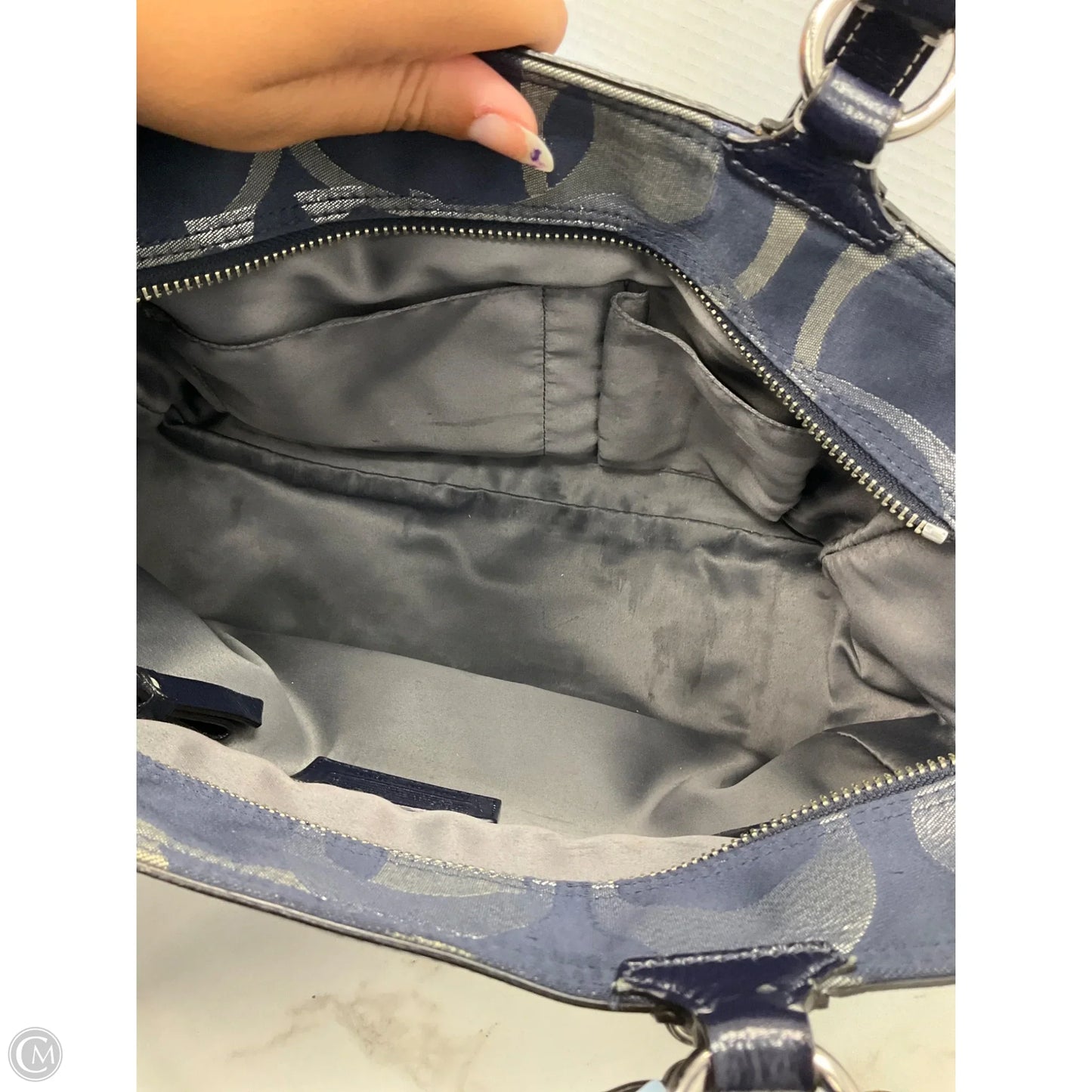 Handbag Designer By Coach, Size: Medium