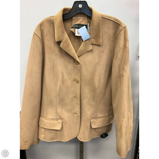 Blazer By Harve Bernard In Tan, Size: 14
