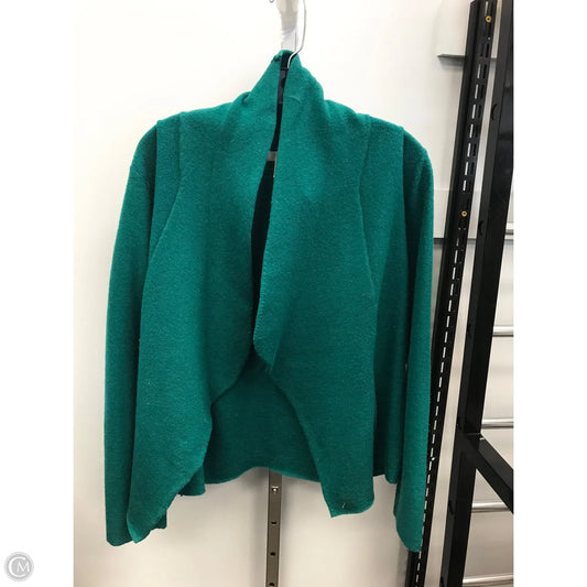 Sweater Cardigan By Chicos In Green, Size: S