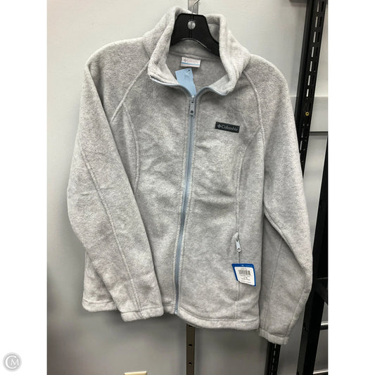 Jacket Fleece By Columbia In Grey, Size: L