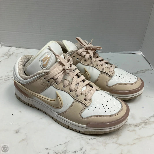 Shoes Sneakers By Nike In Cream & Tan, Size: 7