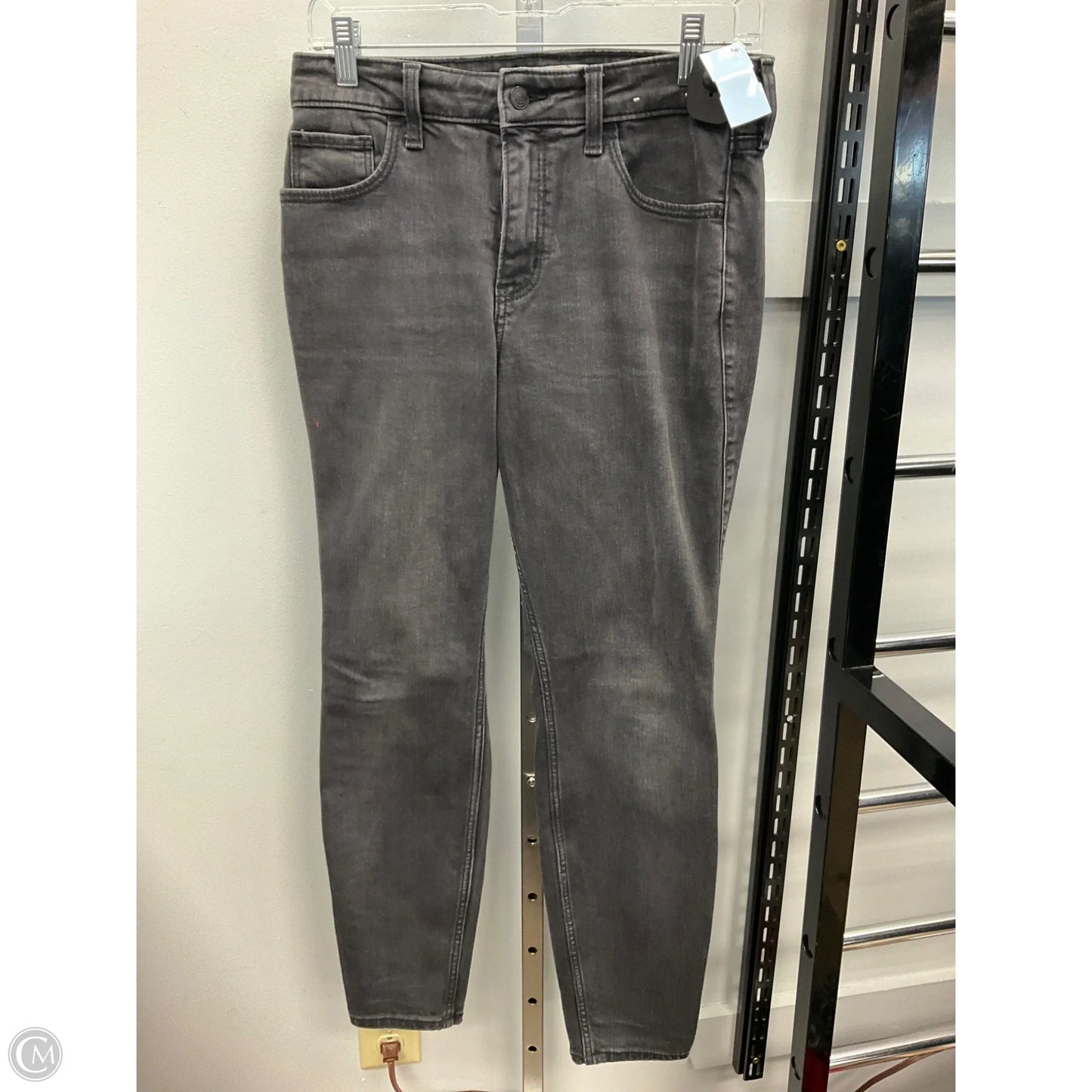 Jeans Skinny By Abercrombie And Fitch In Black Denim, Size: 4