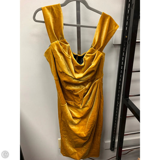 Dress Party Short By Asos In Gold, Size: 14