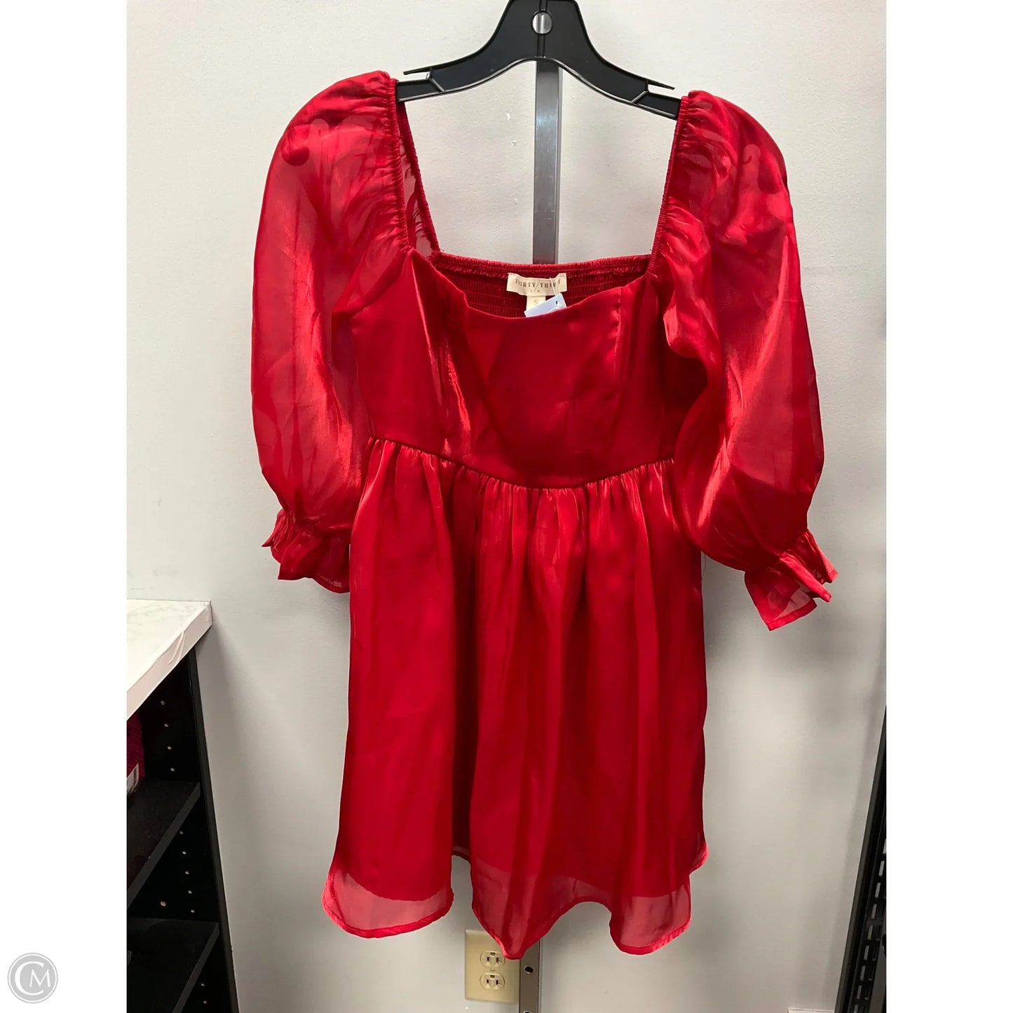 Dress Party Short By Clothes Mentor In Red, Size: S