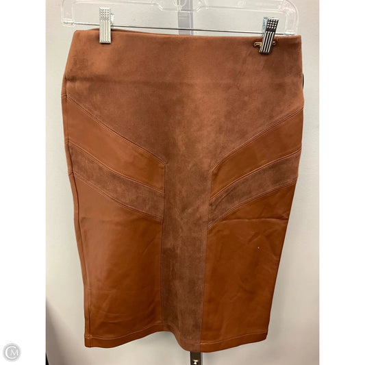 Skirt Midi By Bcbgmaxazria In Brown, Size: Xs