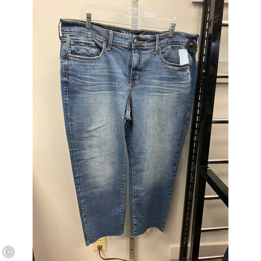 Jeans Boyfriend By Torrid In Blue Denim, Size: 18