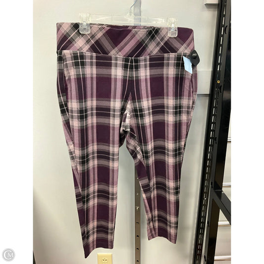 Pants Leggings By Torrid In Plaid Pattern, Size: 1x