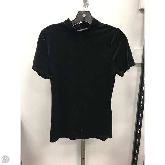 Top Short Sleeve By Ambiance Apparel In Black, Size: M