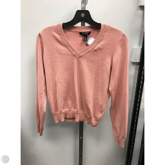 Top Long Sleeve By Forever 21 In Pink, Size: S